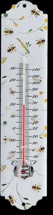 Produktbild Esschert Design Thermometer 'Bienenmuster'