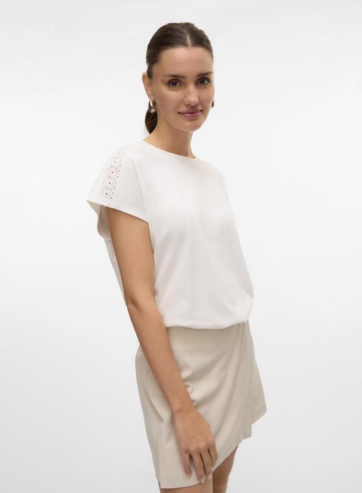 Actual product image Vero Moda Vmemmy Ss Lace Tape Top Jrs Ga Noos (S)