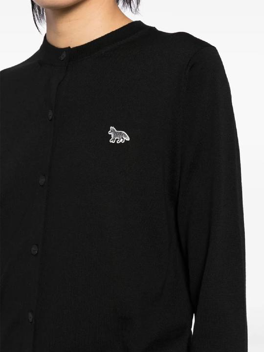 Actual product image Maison Kitsune Baby Fox Patch Regular Cardigan (S)