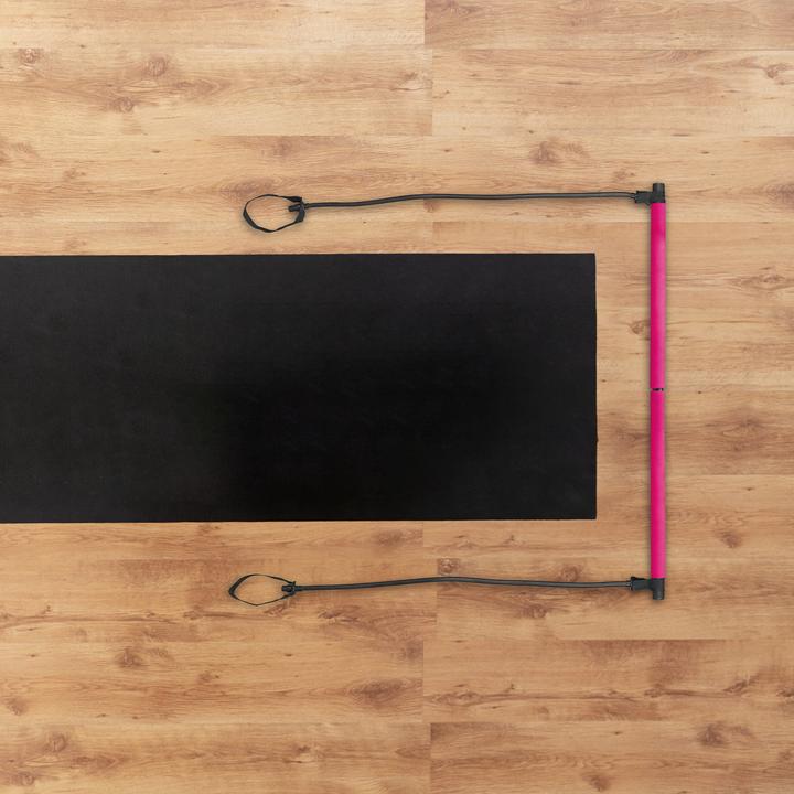 Actual product image Relaxdays Pilates bar + resistance bands