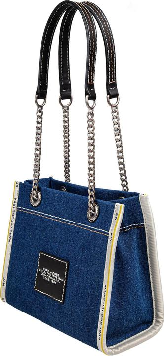 Immagine prodotto Marc Jacobs the small tote in blue denim with embroidered logo