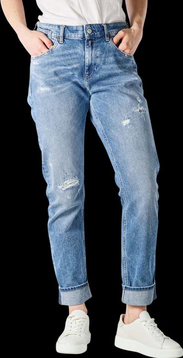 Produktbild Replay Marty Jeans Boyfriend Fit Light Blue Destroyed (W30/L28)
