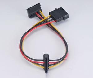 Produktbild Akasa Stromadapter 4-Pol Molex an 2x SATA - 30cm