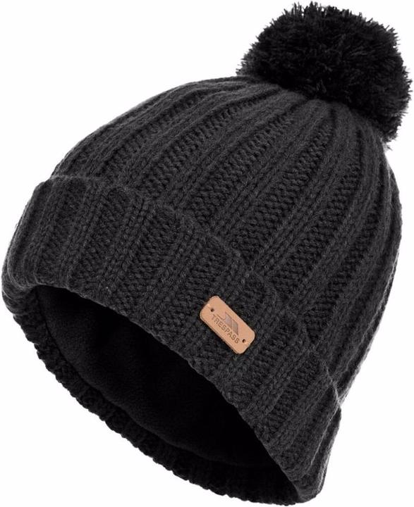 Actual product image Trespass THORNS Men's Pom-pom Hat (One size)