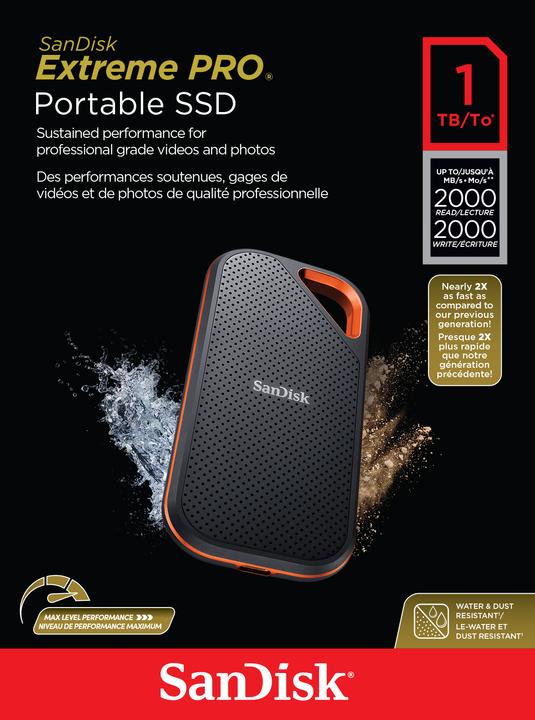 Actual product image SanDisk Extreme PRO Portable (1000 GB)