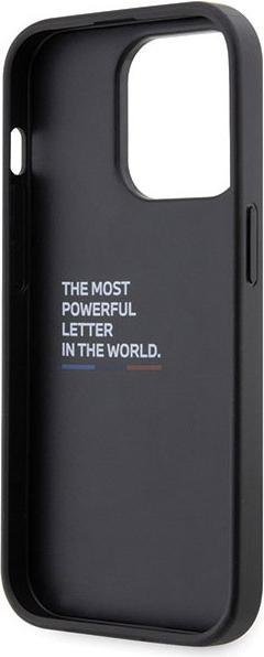 Produktbild BMW Etui BMHCP14L22GSLK iPhone 14 Pro 6.1" czarny/black hardcase Grip Hot Stamp (Apple iPhone 14 Pro)