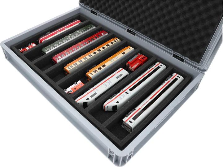 Immagine prodotto Feldherr EB22SET - Contenitore Euro per modellismo ferroviario, locomotive e veicoli - 8 barre per (Materiale sintetico)