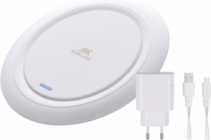 Rivacase RIVAPOWER VA4914 white wireless 10W + wall charger (10 W)