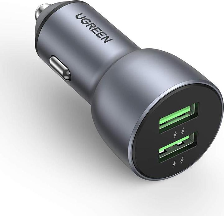 Immagine prodotto Ugreen Caricatore da auto doppio USB QuickCharge 3.0 36 Watt