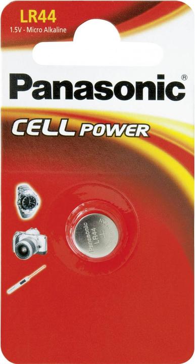 Panasonic Micro Alkali LR44 (1 Stk., LR44, 105 mAh)