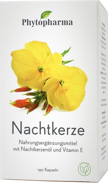 Phytopharma Nachtkerze Kapsel 500 mg (190 Stück, Kapseln, 95 g)