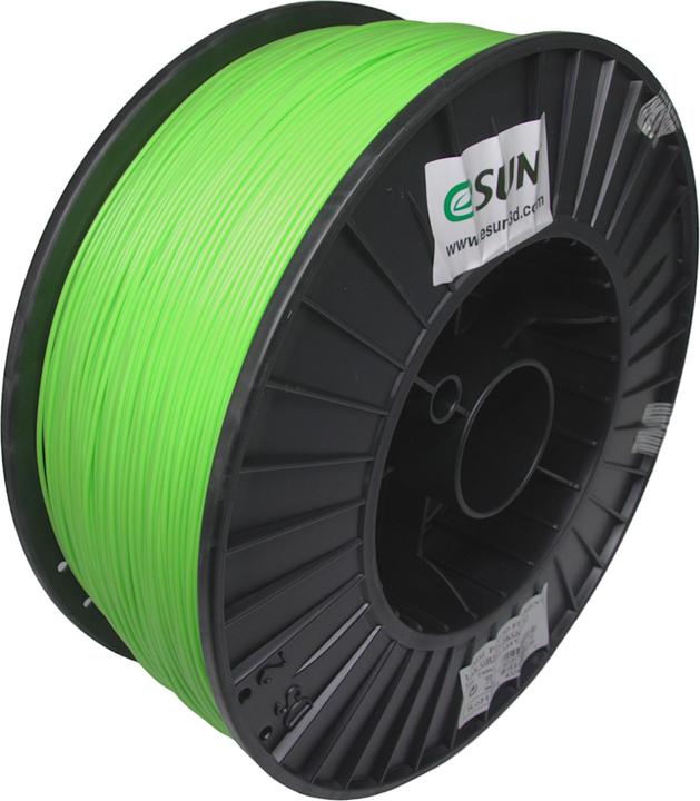 Actual product image eSUN PLA+ Filament 1.75mm Peak Green 3Kg (PLA+, 1.75 mm, 3000 g, Green)