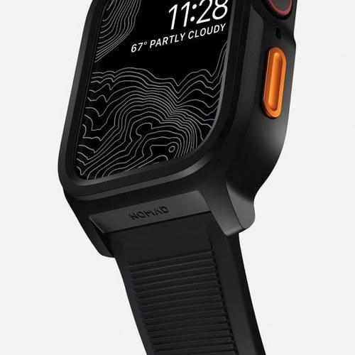 Produktbild Nomad Rugged Case -suojakotelo, Apple Watch 45 / 44 /, musta (FluoroKunststoff)