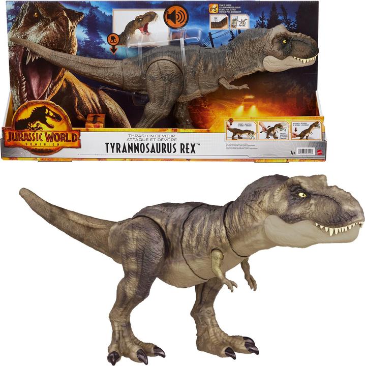 Produktbild Jurassic World Thrash ’N Devour Tyrannosaurus Rex