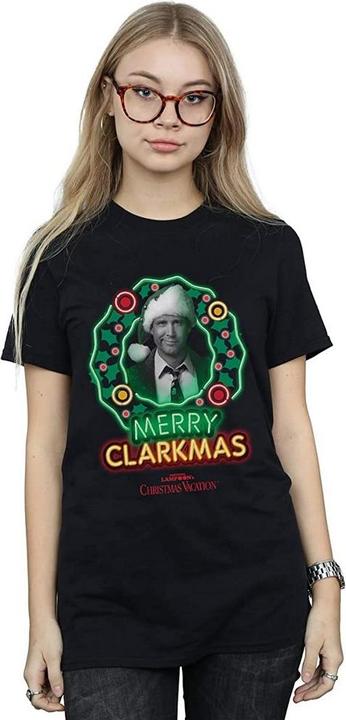 Produktbild National Lampoon´s Vacation Graustufen Clarkmas TShirt aus Baumwolle (M)
