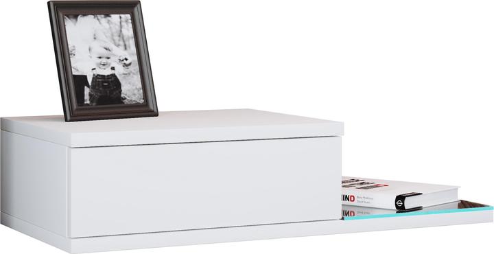 Actual product image VCM Design Wall Drawer Bedside Table KonsilaL (65 x 30 x 15 cm)
