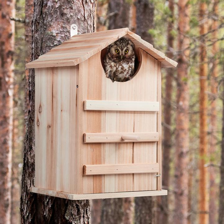 Produktbild Relaxdays Eulen-Nistkasten