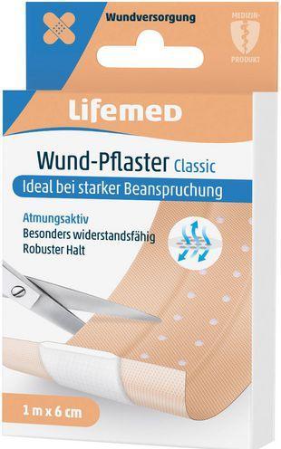 Productafbeelding Lifemed Wondpleister 1 m x 6 cm huidkleurig Classic (1 x)