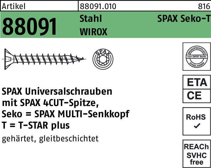 Actual product image Spax Chipboard screws (500 Screws per piece)