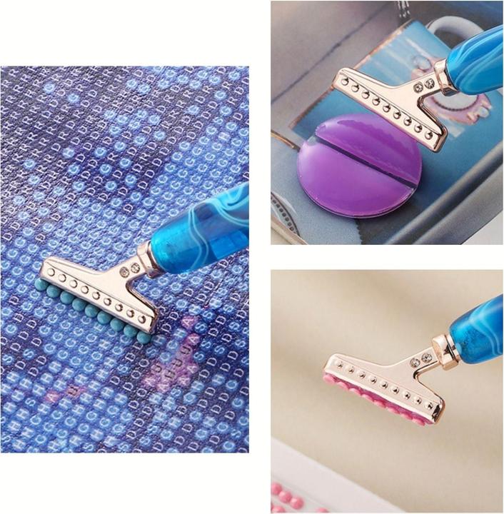 Produktbild Hermex DIY Diamond Painting Set Diamant-Malstiftwerkzeug Diamantmalerei Bastelstift