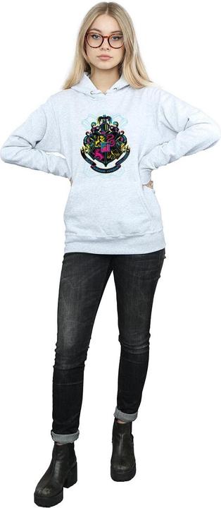 Produktbild Neon Hogwarts Crest Kapuzenpullover (XL)