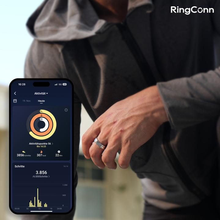 Actual product image RingConn Smart Ring (Gen2) (11, Black)