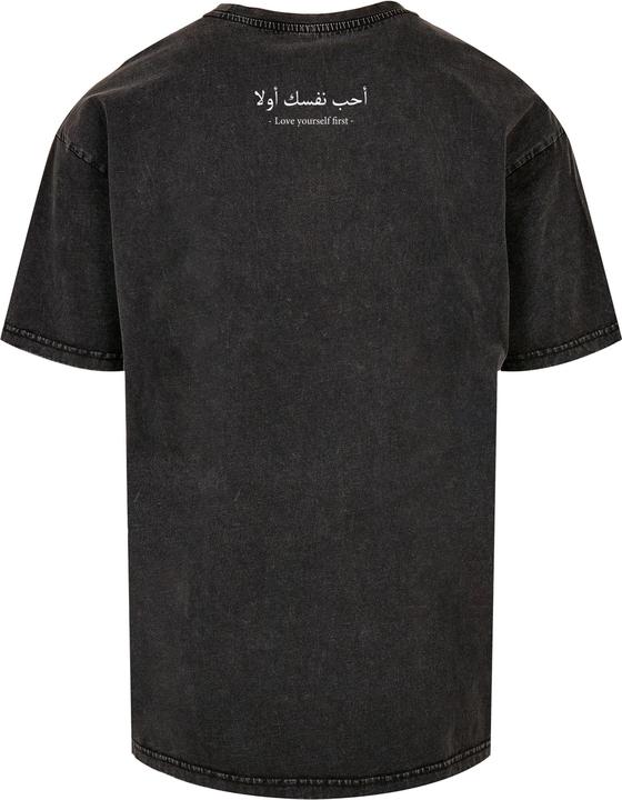 Actual product image Merchcode Love Yourself First Acid Washed Heavy Oversize Tee - 105781 (3XL)