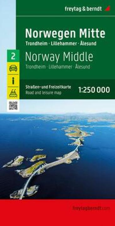 Image du produit Norvège centrale, carte routière et de loisirs 1:250.000, freytag & berndt (freytag & berndt, Allemand, Espagnol, Français, Norvégien, Tchèque, Néerlandais, Hongrois, Italien, Anglais, Slovaque)