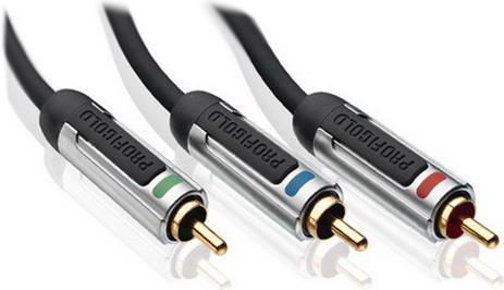 Actual product image Profigold Component Video Interconnect, 3RCA-3RCA, 10.0m (10 m, Other)