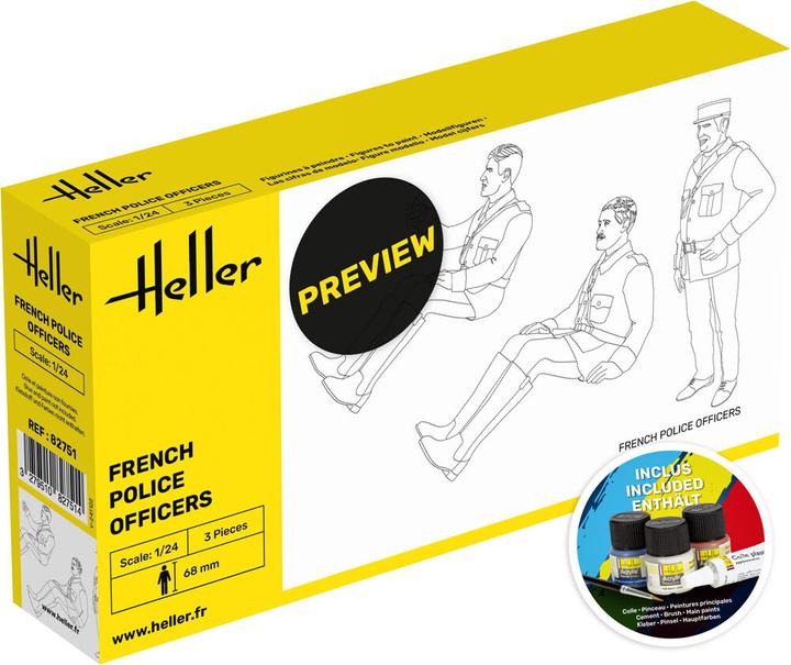 Actual product image Heller STARTER KIT French Police Officers