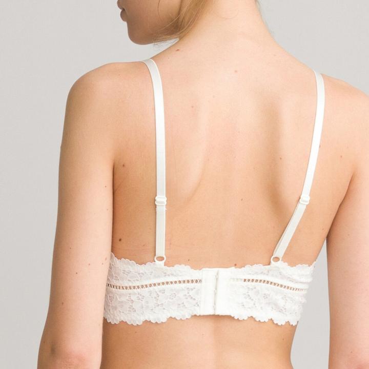 Produktbild La Redoute Collections Bügelloser Triangel-BH aus Spitze (65 B)