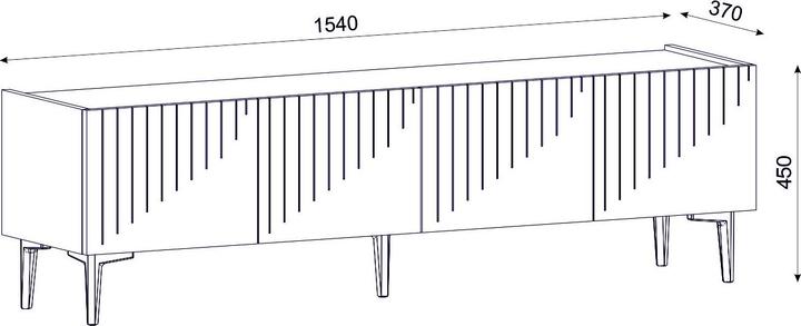Image du produit Kalune Design Cheyenne (154 x 37 x 45 cm)