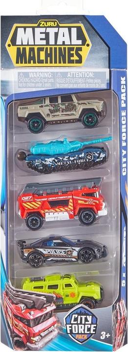Actual product image Zuru Metal Machines - City Force 5PK (6767)