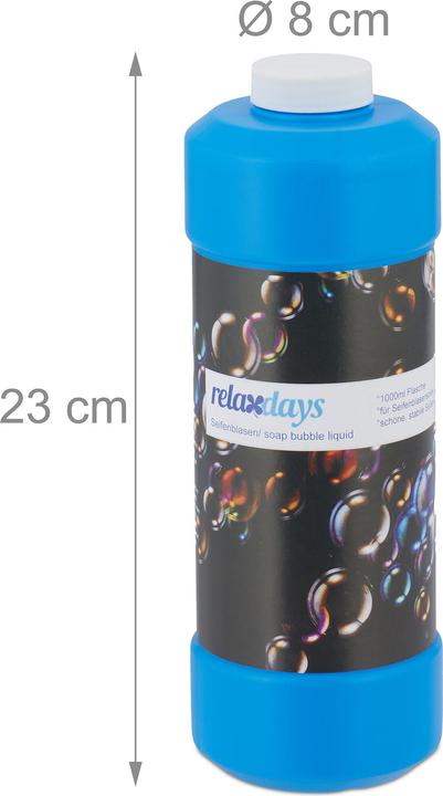 Produktbild Relaxdays 2x Seifenblasen-Nachfüllflasche