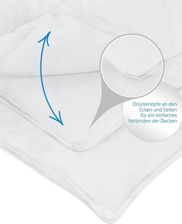 Produktbild Aspero Winter Daunendecke 2-teilig (840 g, 135 x 200 cm)