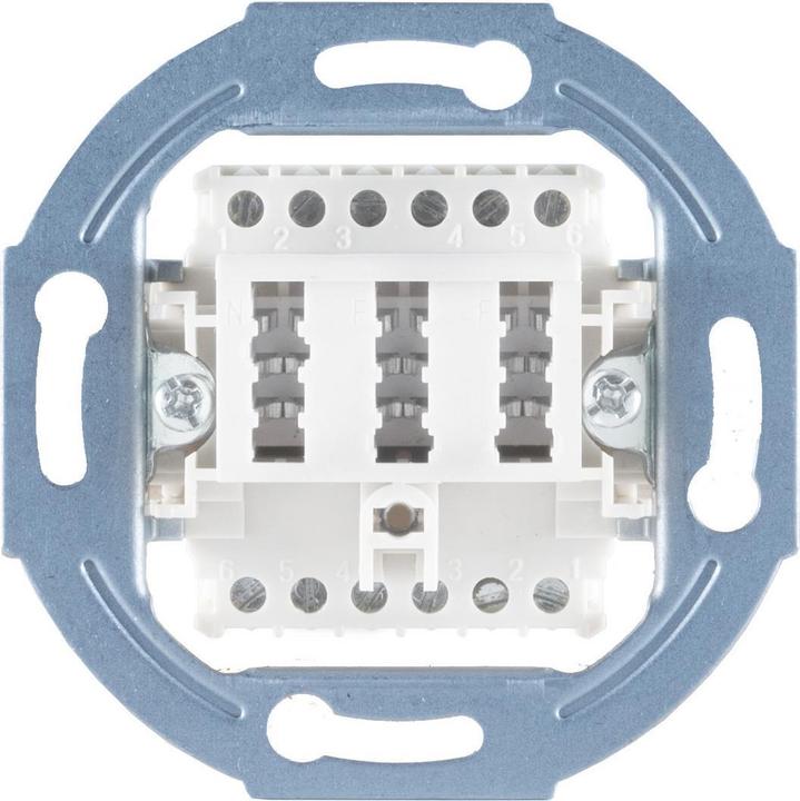 Actual product image Shiverpeaks S/CONN maximum connectivity telephone connection socket TAE NFN, without cover, pure white-RAL9010