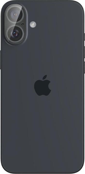 Actual product image Spigen Optik Glas.tR tempered glass for iPhone 16 / 16 Plus camera - transparent (2 pcs.) (2 Piece, Apple iPhone 16, Apple iPhone 16 Plus)