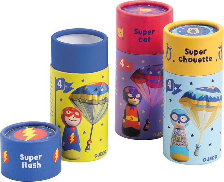 Produktbild Djeco Fallschirmspringer Superhelden