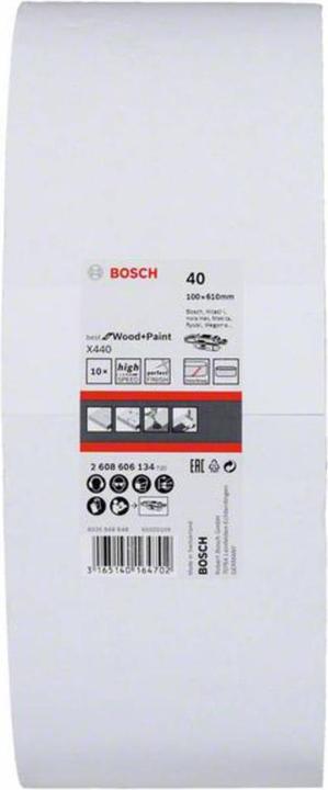 Image du produit Bosch Professional Zubehör PRO X440 bande abrasive, 100 x 610 mm, G40 (40)
