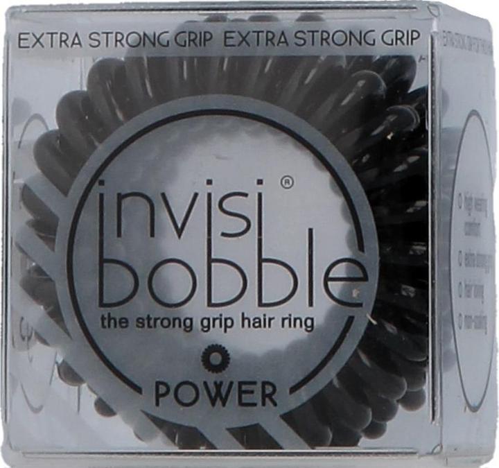 Invisibobble Attaches de cheveux Power true black 3 pcs (Élastiques à cheveux)