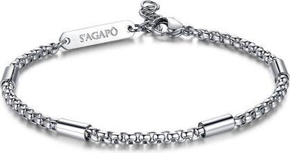 Sagapo S'Agapõ - Steel bracelet Ripple SRP13