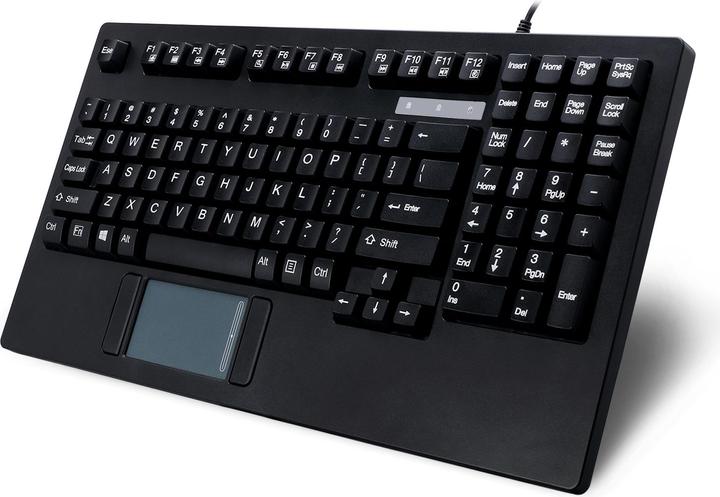 Image du produit Adesso EasyTouch™ 425UB – Touchpad Keyboard including Rackmount qwERTY layout (US, Filaire)