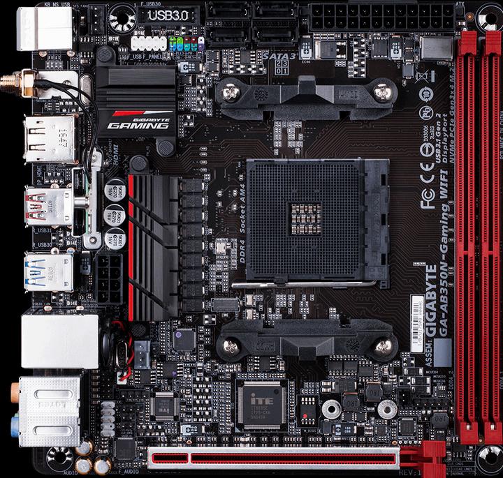 Gigabyte GA-AB350N-Gaming WIFI (AM4, AMD B350, Mini-ITX)