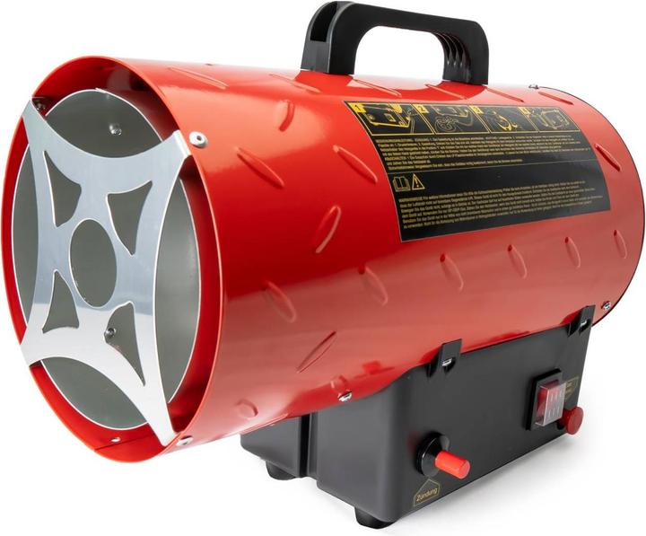 Actual product image Grafner 10kW gas heater fan gas heater for gas bottle gas pressure regulator construction heater 700mbar (15000 W)