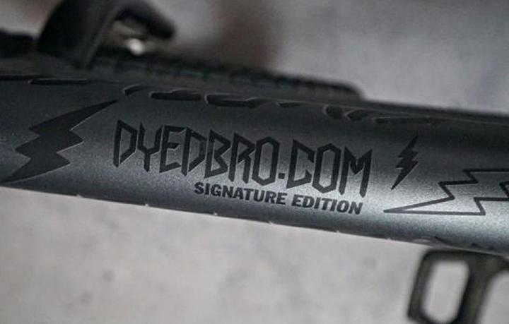 Actual product image Dyedbro Frame Protection Kit - Sergio Layos BMX Signature Edition
