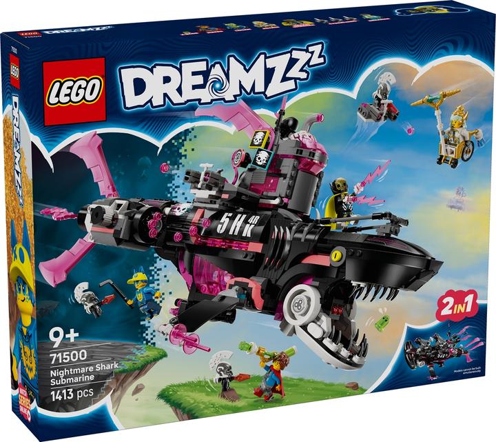 Produktbild LEGO Albtraumhai-U-Boot (71500, LEGO Dreamzzz)