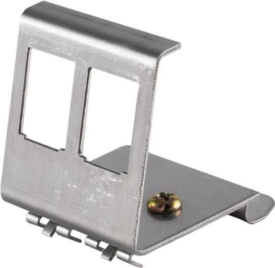 Shiverpeaks S/CONN maximum connectivity Support d'adaptateur réseau Keystone pour rail DIN, 2x, STP (Accessoires réseau)