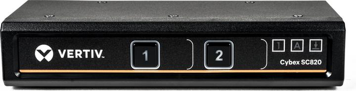 Image du produit Vertiv 2 ports KVM de bureau sécurisés DVI-I dual-link USB 2.0 ports périphériques audio