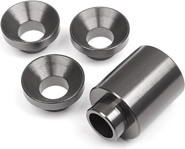 Actual product image HPI Baja 5b 2.0 Spacer For Clutch Bell Bracket (gunmetal)