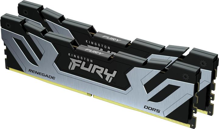 Image du produit Kingston 48GB 8800MT/s DDR5 CL42 CUDIMM Kit of 2 FURY Renegade Silver (2 x 24 Go, 8800 MHz, RAM DDR5, CU-DIMM)
